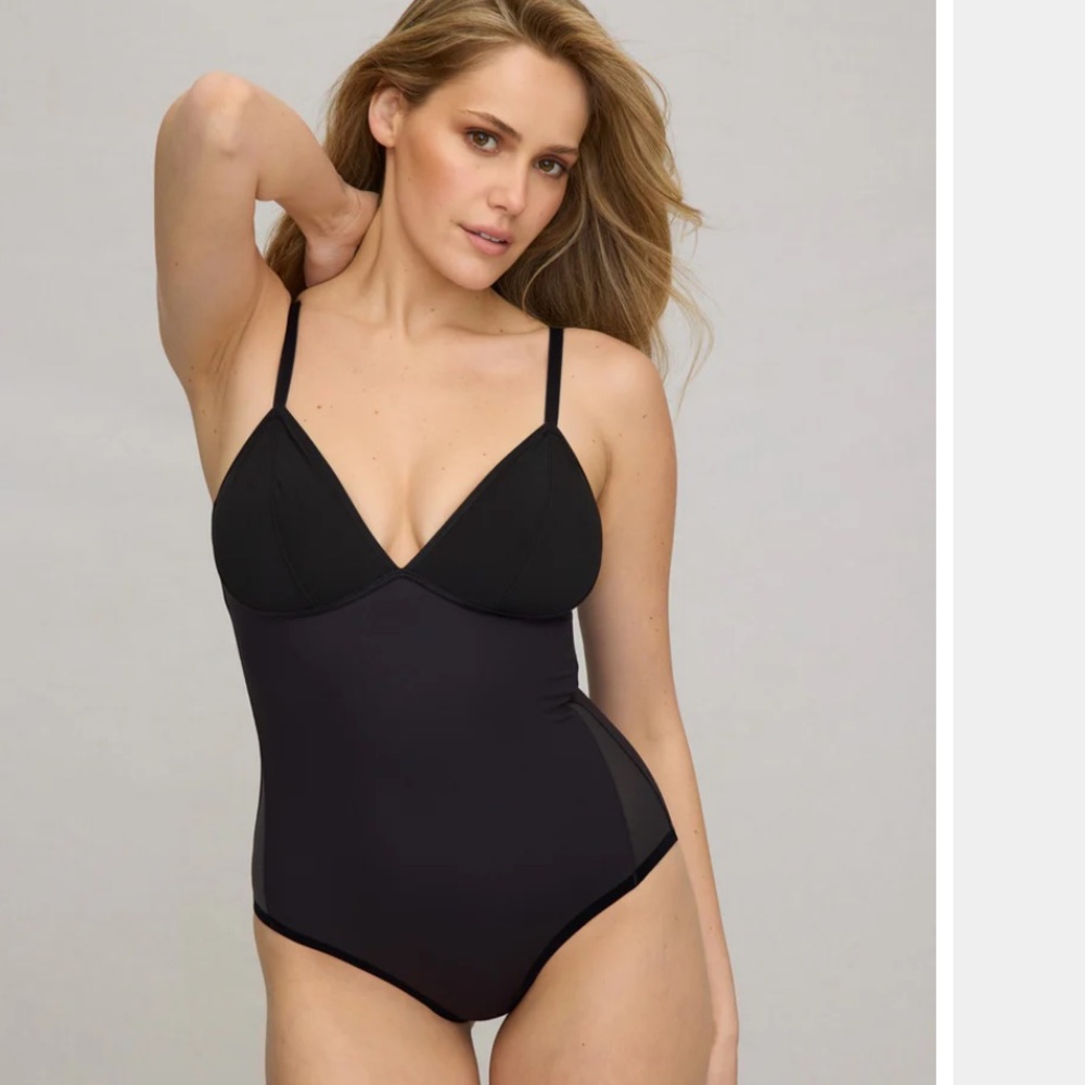 Knix v-neck mesh bodysuit